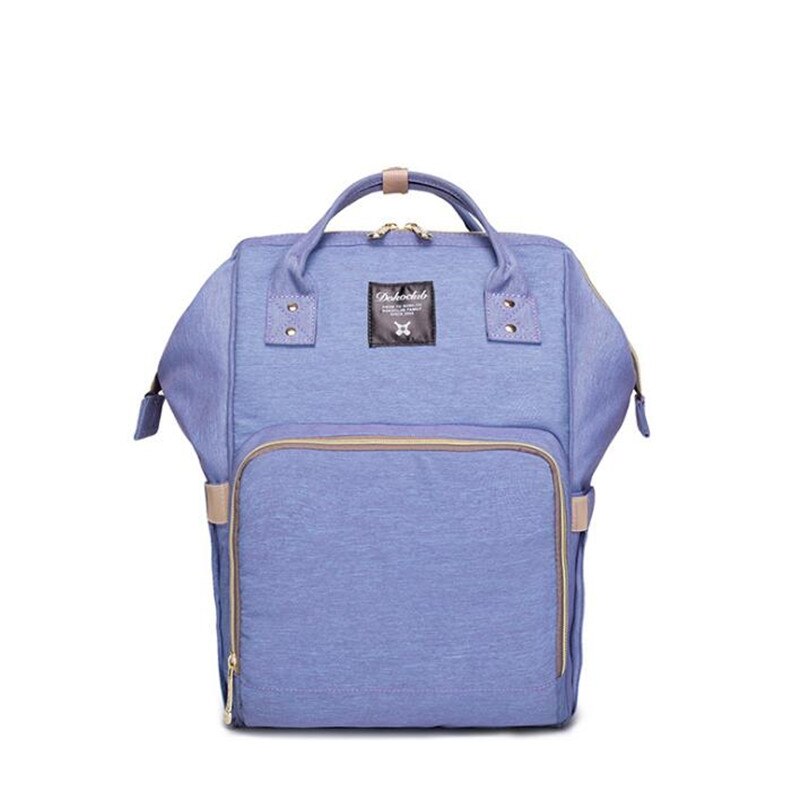 Dokoclub Baby Windel Tasche Große Kapazität Windel Tasche Reise Rucksack Mumie Pflege Taschen Multifunktionale Mutterschaft Tasche für Mutter: Violett