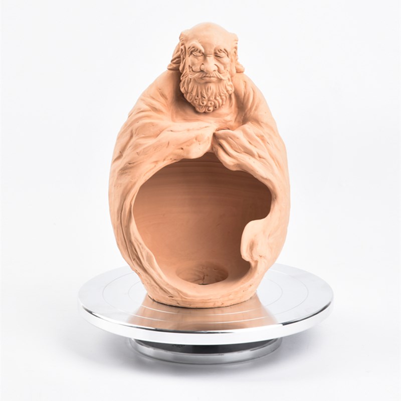 Pottery Aluminum Alloy Double-sided Turntable Sculpture Pottery Clay Handmade Model Platform Pottery Wheel Modeling Turntable