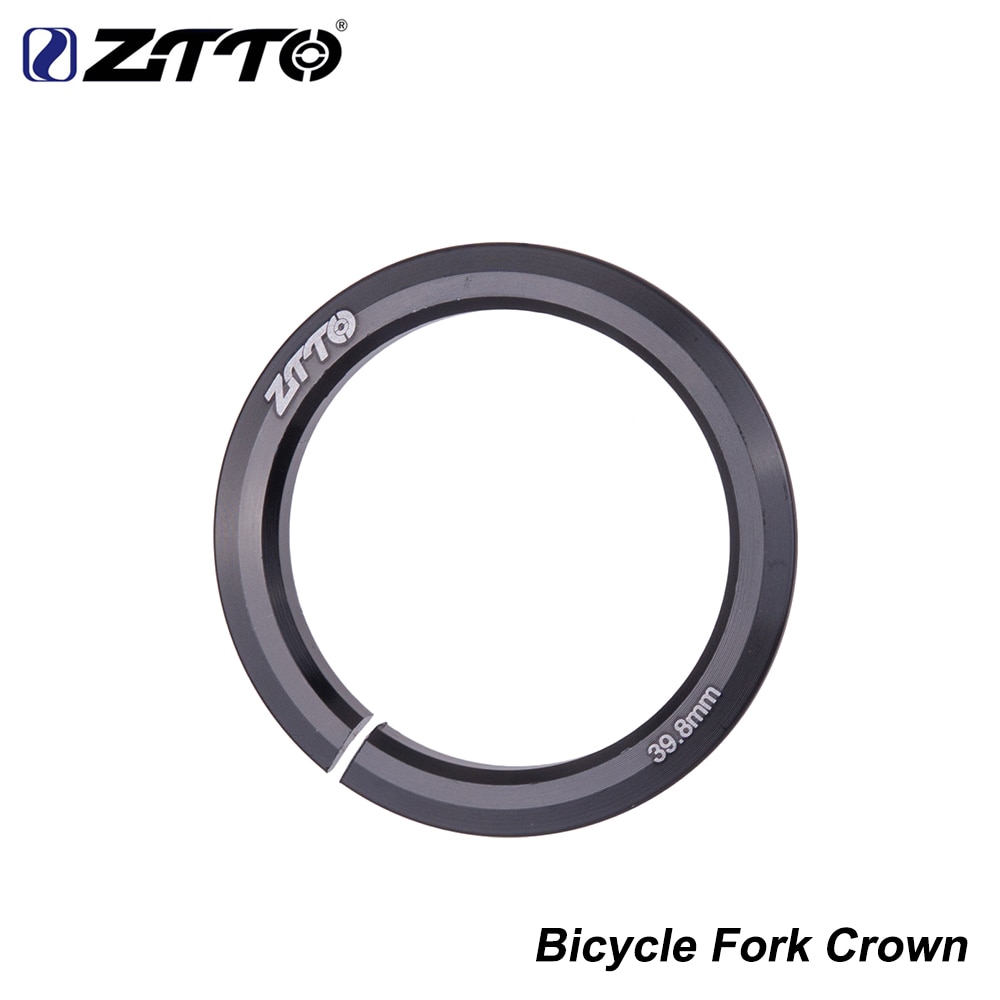 Ztto sykkel hodesett base ring konisk gaffel åpen krone diameter for 1.5 tommer gaffel 52mm 54mm mtb aluminium sykkeldeler