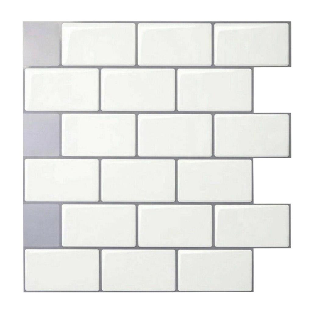 Ściana kafelkowa naklejka 3D cegła plastikowa tapeta samoprzylepna DIY Dom ścienna dekoracyjna naklejka salon DIY tło: As Shown1