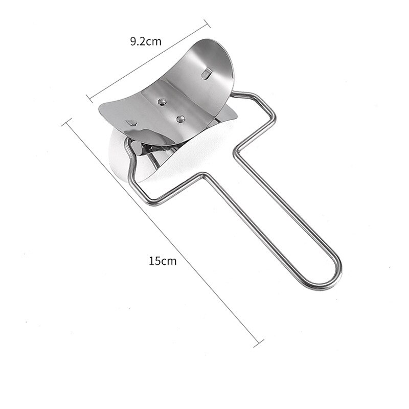 Large Dumpling Dough Circle Roller Machine Cutters Stainless Steel Home Baking Maker Kitchen Pie Pizza Pastry Rolling Tools