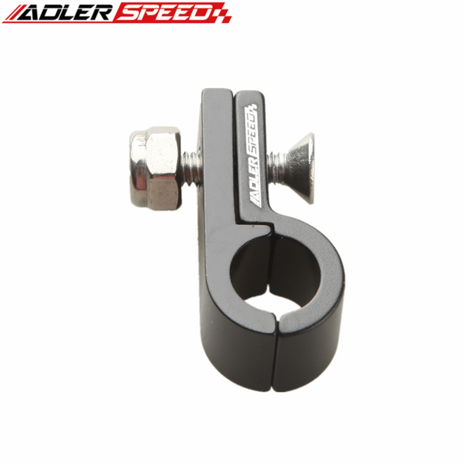 Black Aluminum Fuel Oil Gas Line Hose Clamp ID 4.8mm 6.4mm 7.9mm 9.5mm 11.1mm 14.3mm