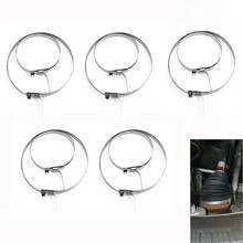 10 PCS CV Boot Clips Kit Universal Stainless Steel Axle CV Joint Crimp Clamp Set Auto Replacement Parts