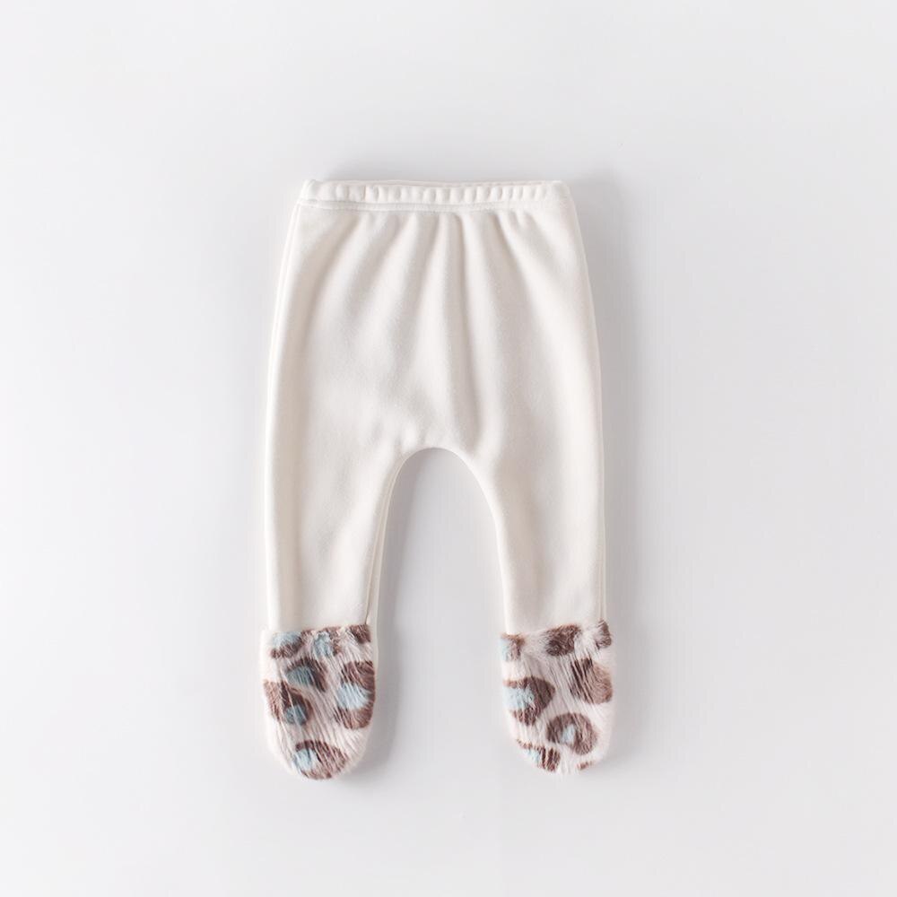Body dessin animé pour bébé fille | Vêtements pour bébés filles, longues manches, combishort pour garçons, combinaison coréenne ours pour bébé: 92130white pants / 6M