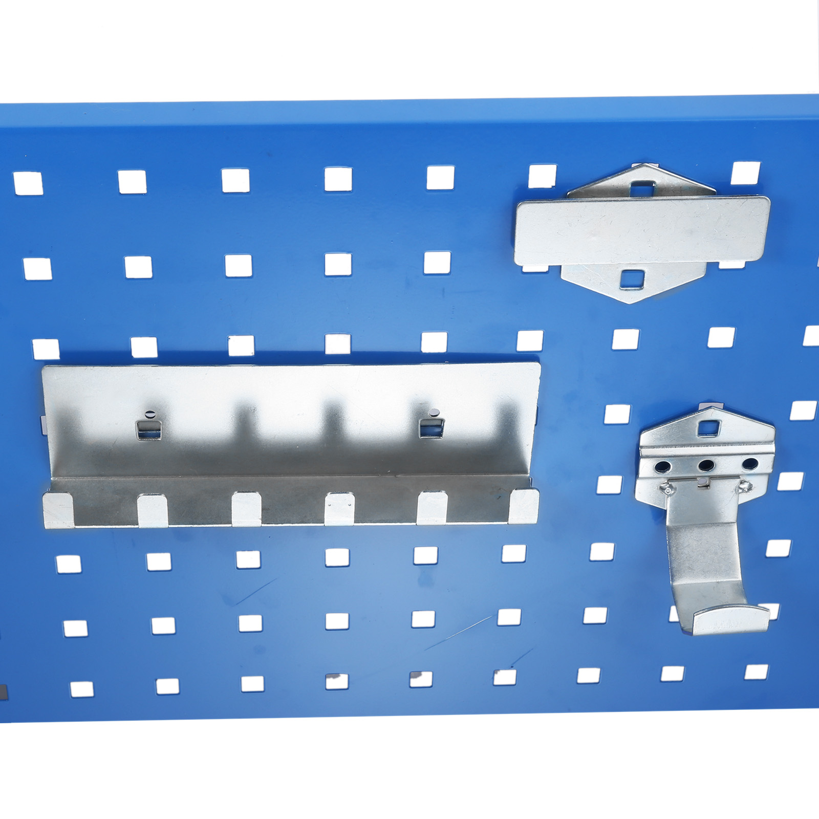 DRELD Strumento Gancio per appendere Espositore in metallo Negozio in metallo Buoni ganci per scaffali Strumento per piastra con foro quadrato Strumenti per la conservazione della cucina domestica