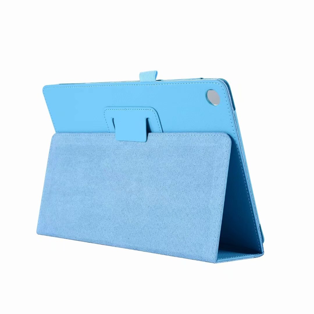 Pokrywa dla Lenovo Tab 4 10 Plus TB-X704F X704L X704 PU skórzany futerał na Tablet Capa dla Lenovo TAB4 10 "TB-X304F X304L odwróć pokrywa: sky blue