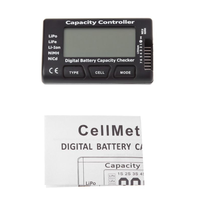 Digitale batterijcapaciteitscontrole rc-celmeter 7 voor lipo life li-ion nimh nicd  m10