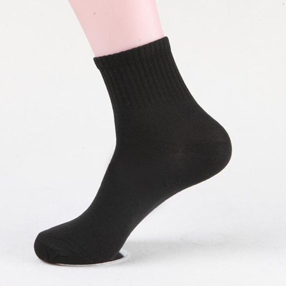 Mannen Katoenen Sokken Casual Business Zomer Dunne Zwarte Sokken Deodorant Ademend Man Lange Sok