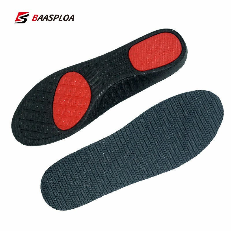 Plantillas elásticas de goma Eva para hombre y mujer, zapatos transpirables, con función deportiva, almohadillas para zapatos