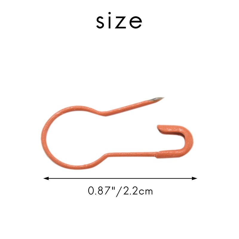 1000 Pcs Lamp Kalebas Pinnen-Metalen Kalebas Pinnen Peervormige Pins Voor Breien Stitch Markers, naaien Kleding Diy Craft Maken