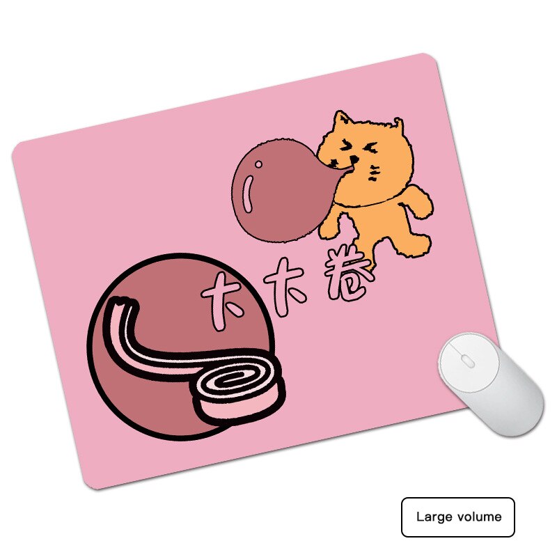 1pcs Cute Leather Mouse Pad Waterproof Thickened Leather Non-Slip Office Desk Mat Student Ins Style Mice Mat Mouse Pad: K