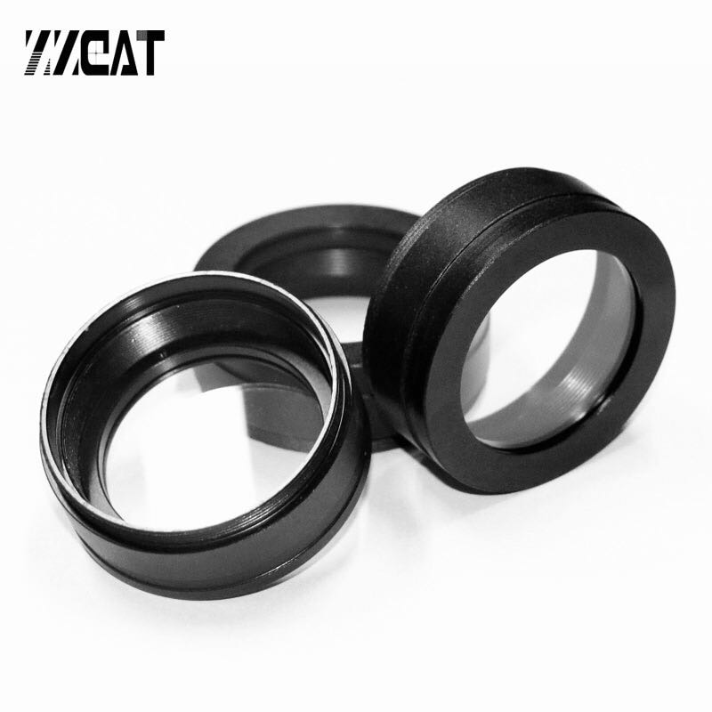 1X M48 Montieren Gewinde Barlow Objektiv Schutz Abdeckung Hilfs Ziel Objektiv für binokular Trinocular Stereo Mikroskope