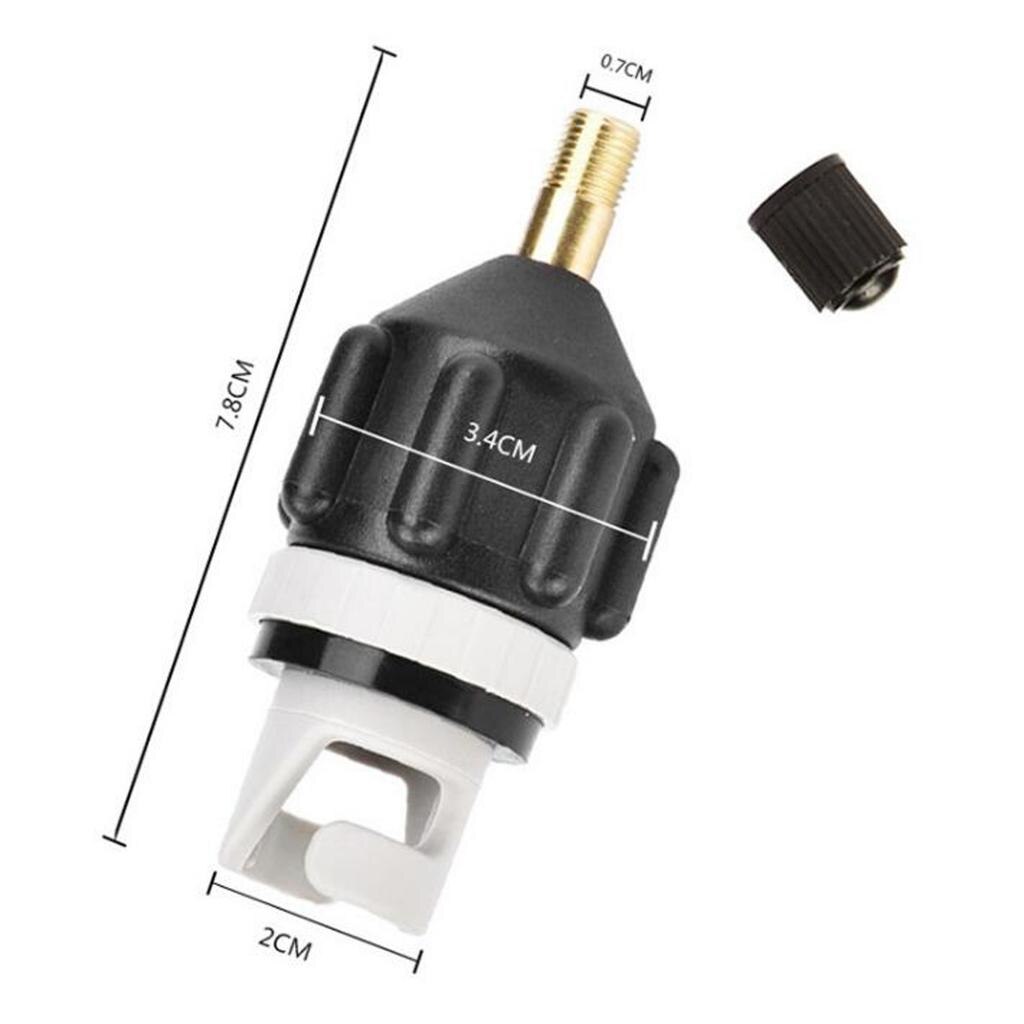 Standard Paddleboarding Electric Pump Valve Adapters Inflatable Pump Adaptor Compressor Air Valve Converter - Rubber Raft Airbed