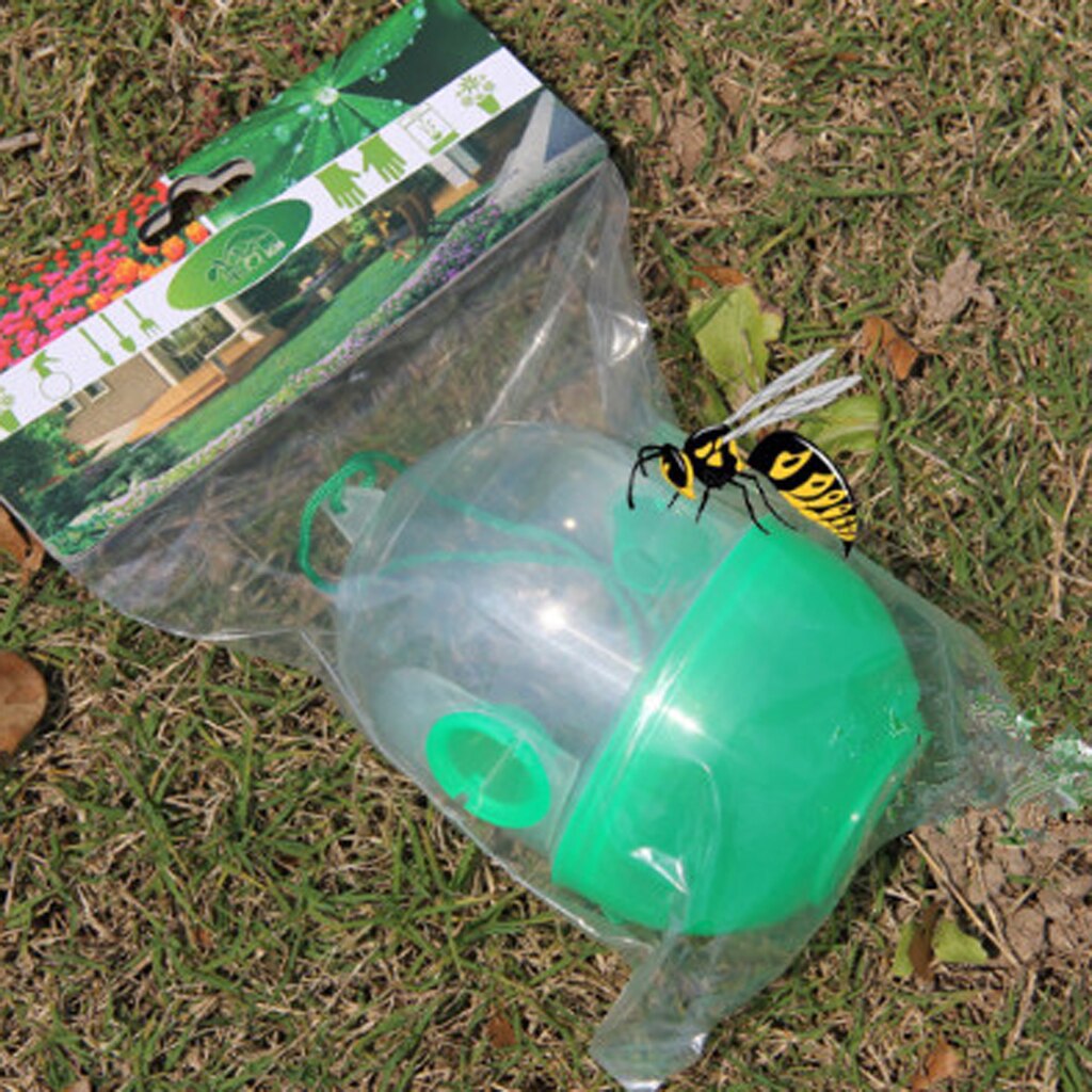 Yellow Jackets Trap Wasp Hornets And Bees Trap Natural Non-toxic Bee Catcher for Home & Garden Supplies