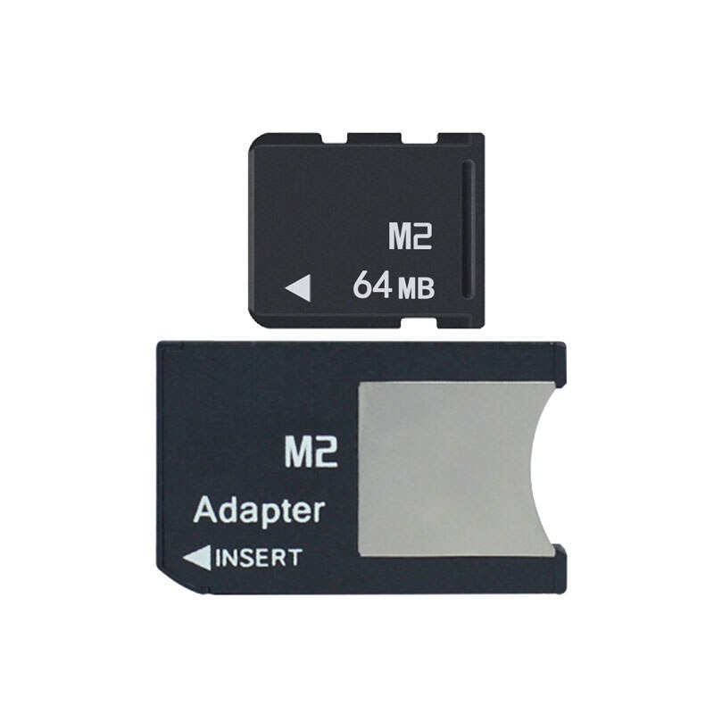 M2 memory card 64MB with MS Pro Duo adapter for Camera Phone