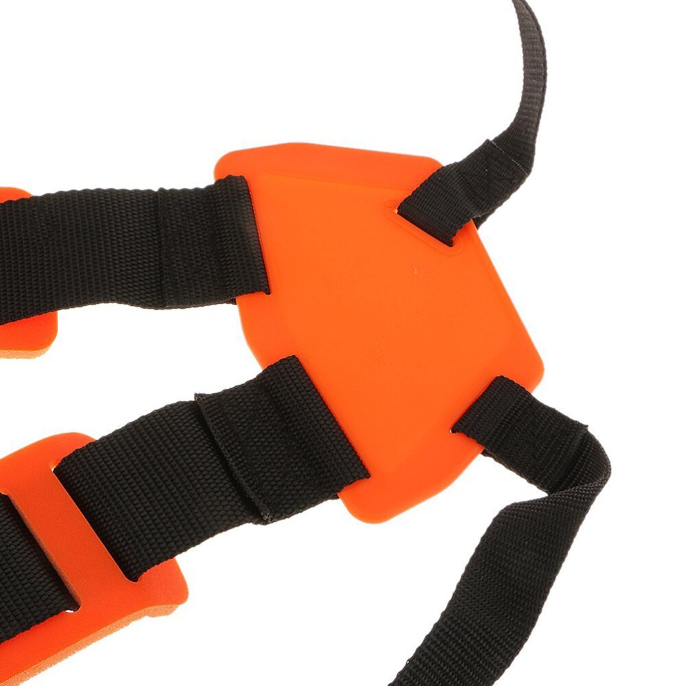 Strimmer Double Shoulder Harness Strap Padded Belt For Brush Cutter Trimmer Gardden Pruner (Orange)