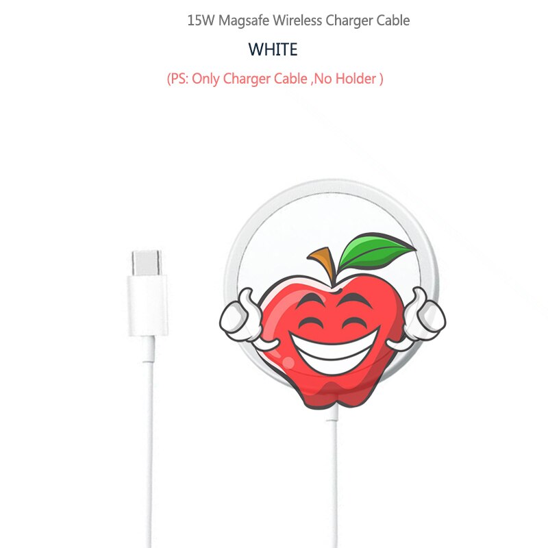 Magnetic Wireless Charger - 15W Fast Charging Stand for Apple iPhone 12 Series - Aluminum Alloy: Magnet Charger Cable