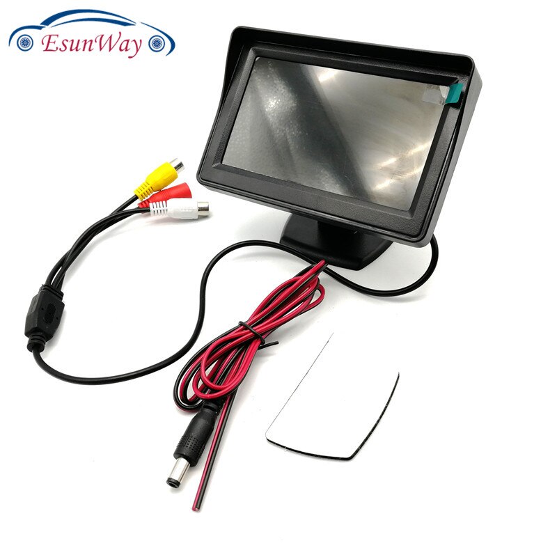 Auto Monitor 4.3 "Scherm Voor Achteruitrijcamera Reverse Camera Tft Lcd-scherm Hd Digitale Kleur 4.3 Inch Pal/ntsc