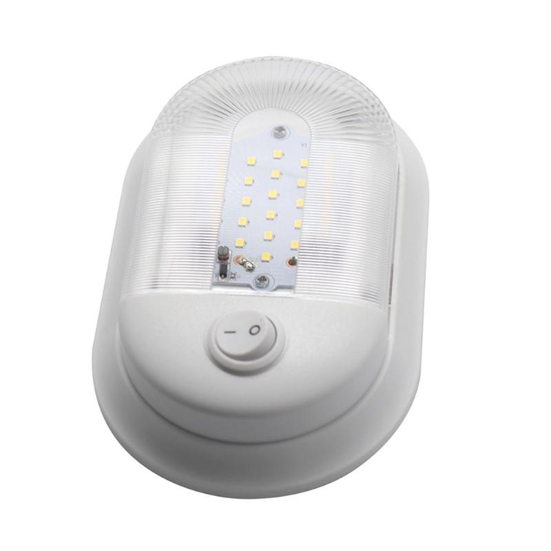 24 LED h7 led h4 led Ceiling Dome Light 12V/24V with On/Off Switch for RV Marine Yacht Camper Low Consumption and High Brightnes