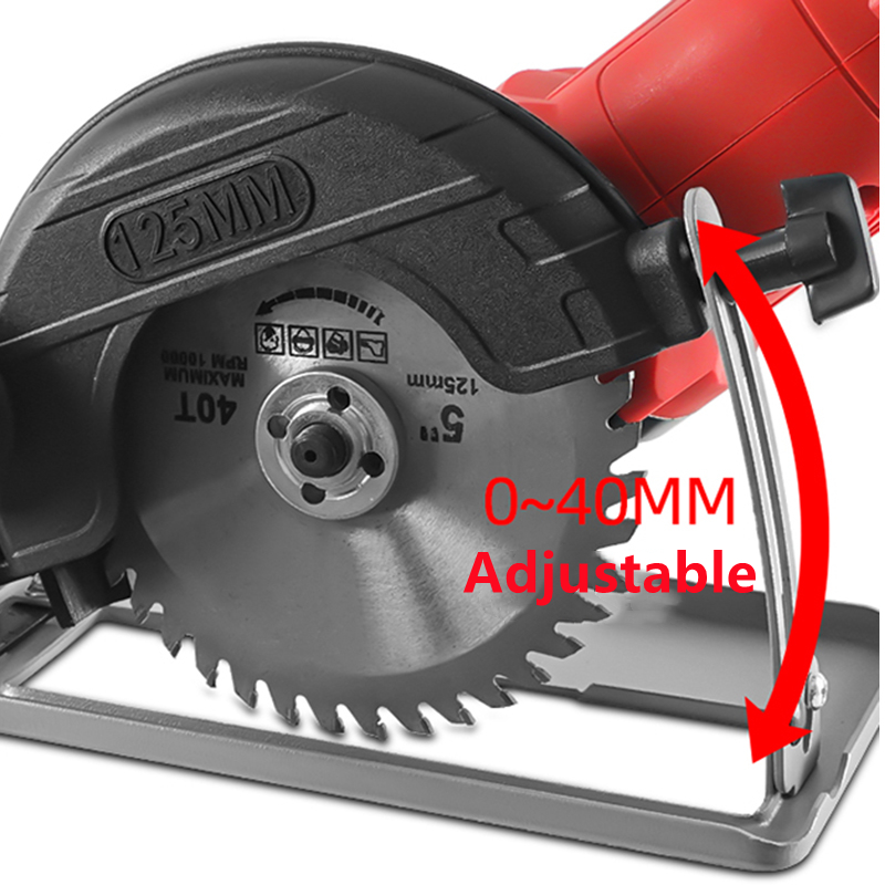 45° Adjustable Cutting Depth Positioning Bracket Angle Grinder Retrofit Cutting Machine Slotting Base For100-125MM Angle Grinder