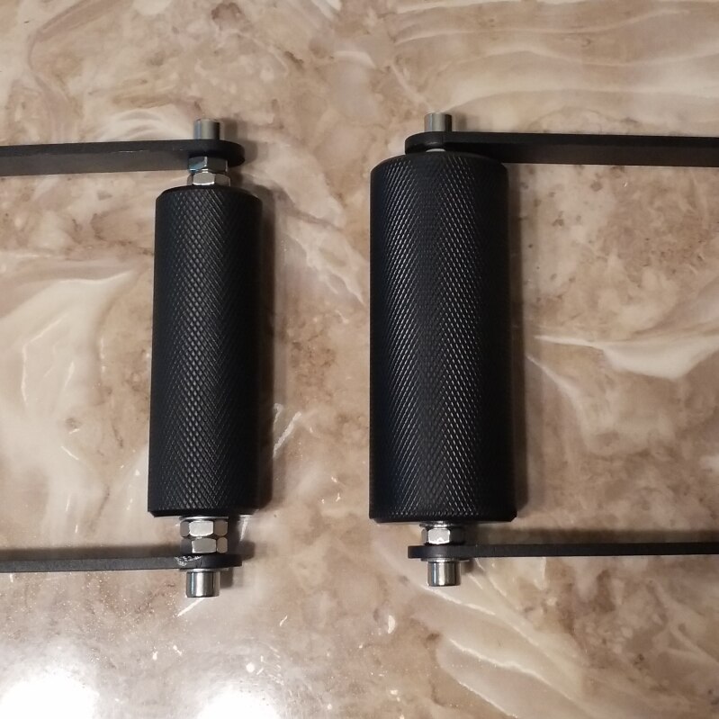 Revolving Deadlift Handle Arm Wrestling D-Grips Lat Pull Down Pulley Cable Machine Attachments Gym Weight Lifting Thick Bar