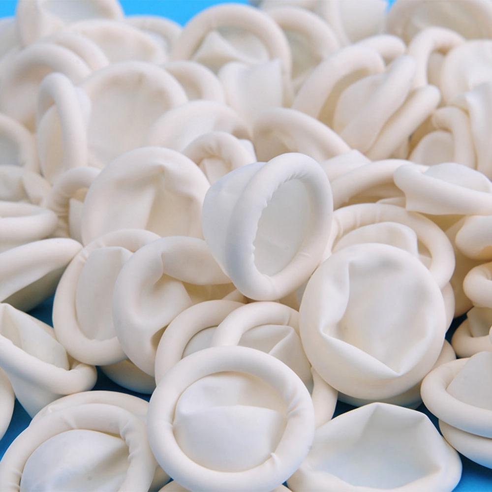 AMPWOO 1000pcs Rubber Disposable Latex Finger Cot Stall Anti Static Protective Fingerstall