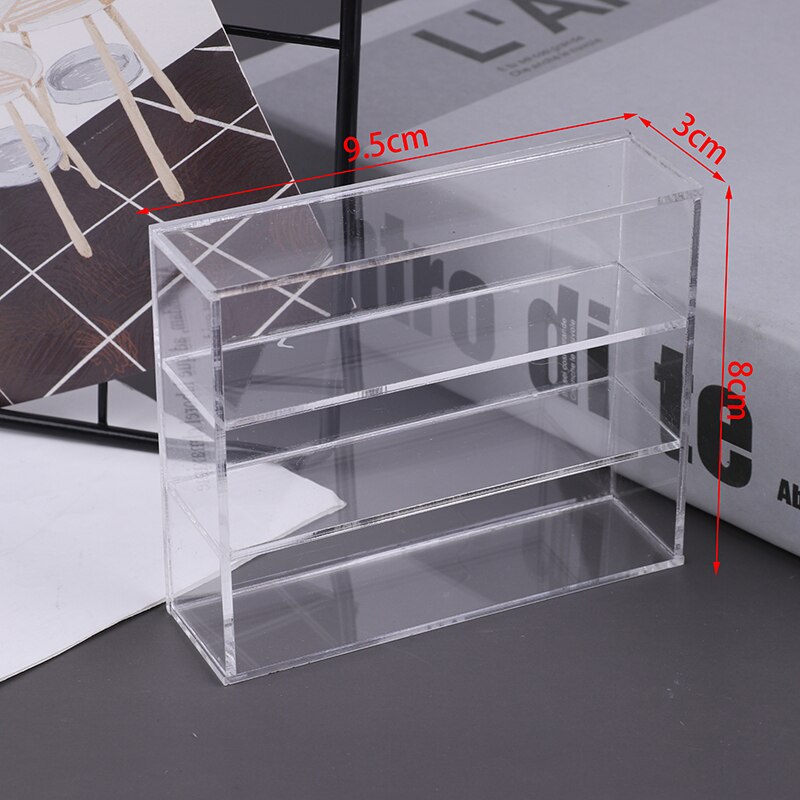 Transparent Acrylic Display Storage Case Box Perspex ShowCase Dustproof For Garage Kit Doll Model Cars Figures Collectibles: A