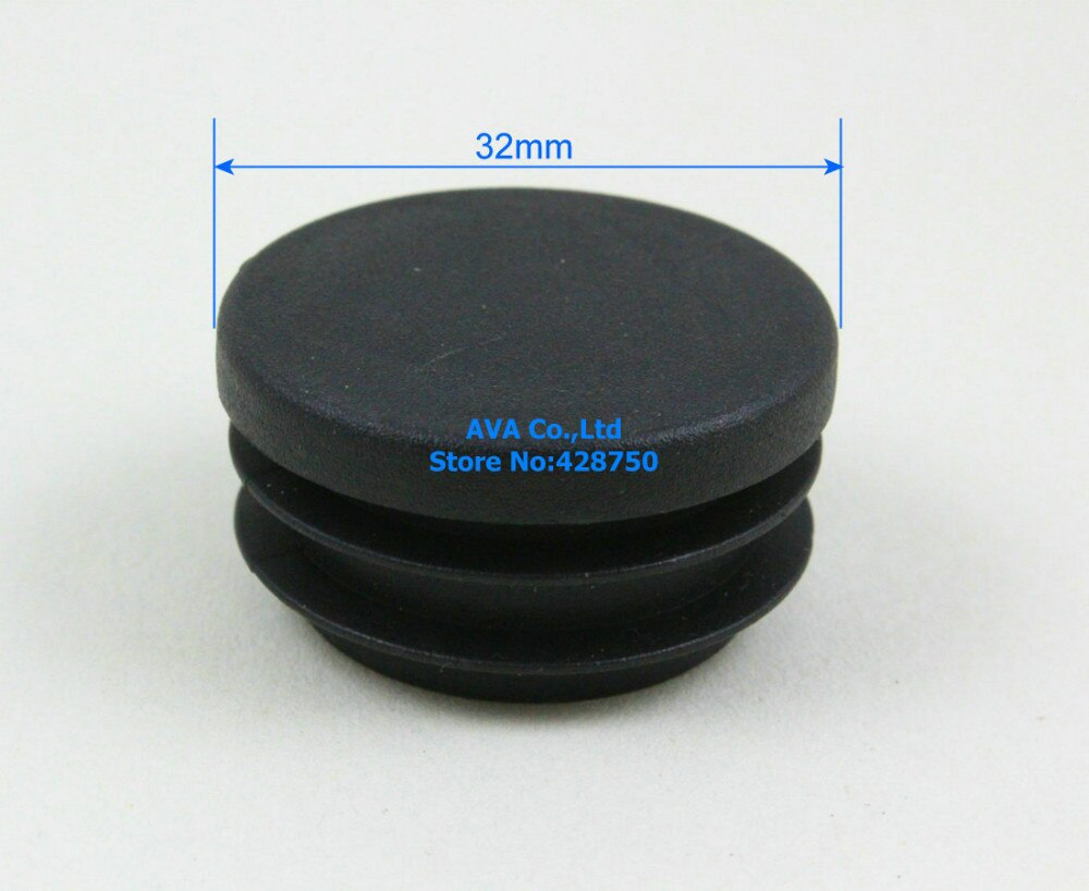 20 Pieces 32mm Round Plastic Insert Cap Tube End Cap