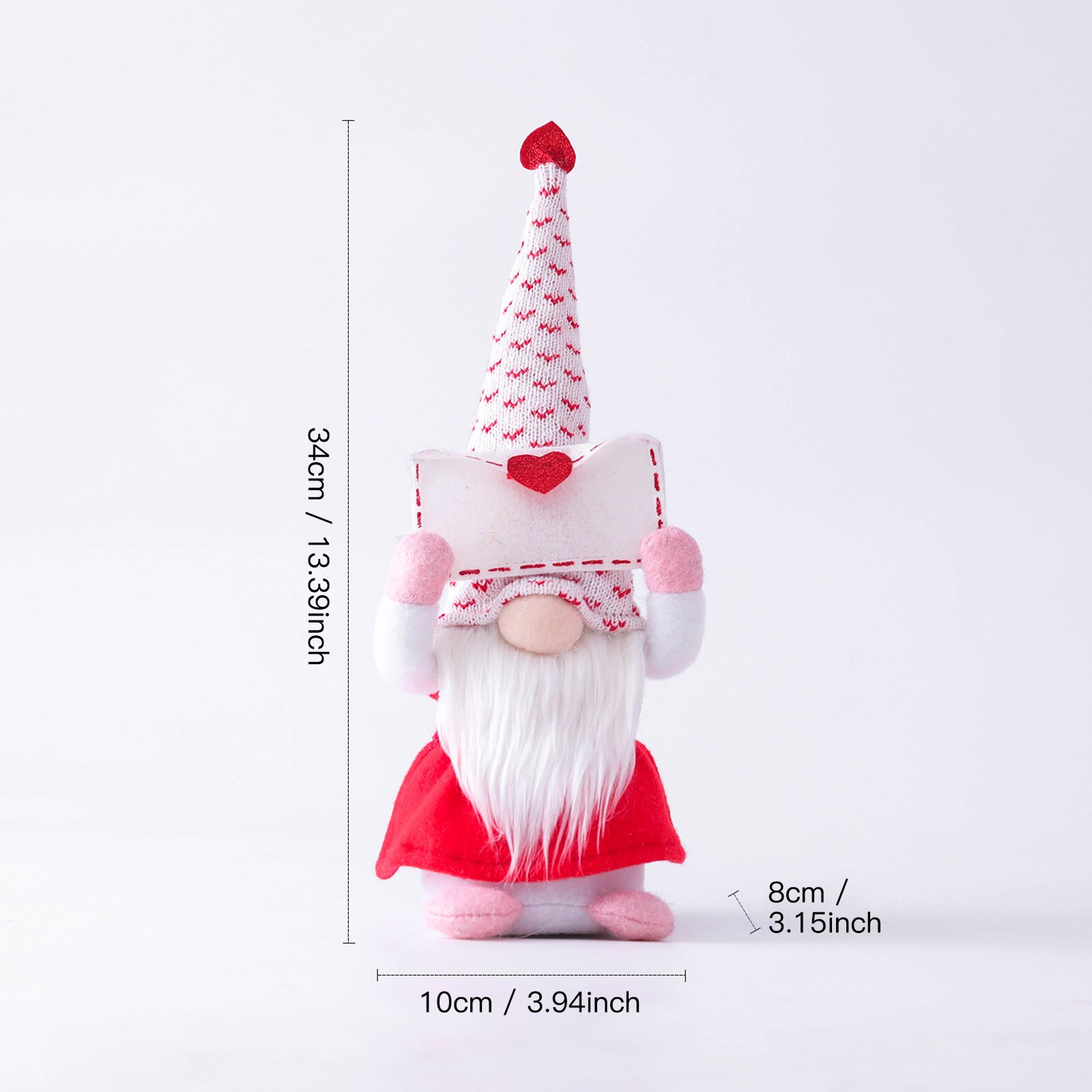 25# Valentine's Day Figurines Doll Bedroom Living Room Desktop Decoration Standing Post Faceless Doll Figurines Decoration