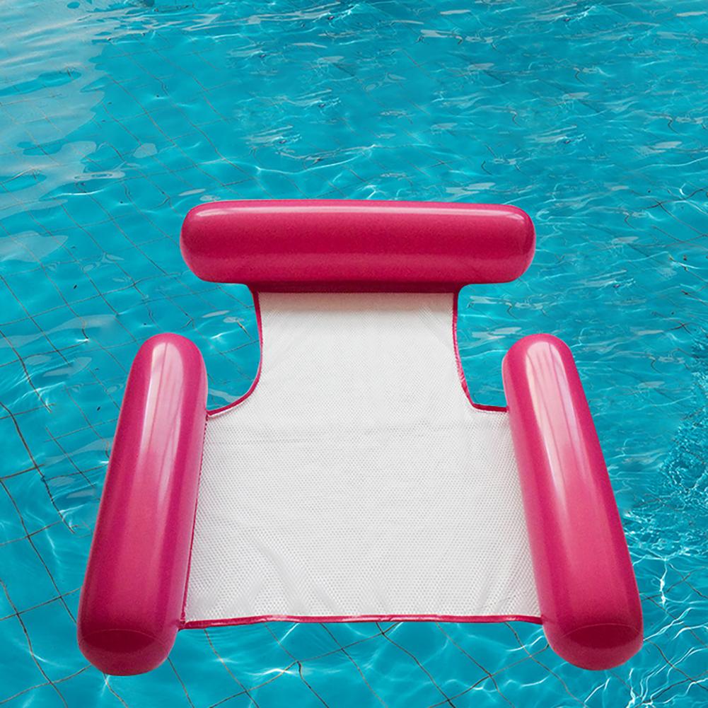 Lekvrije Draagbare Ergonomisch Gestreepte Print Drijvende Fauteuil Voor Reizen