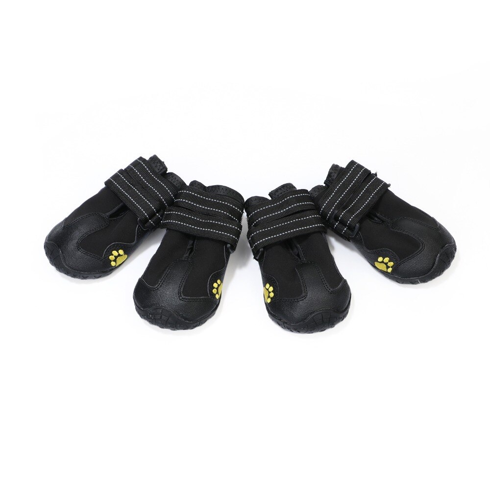 4 stks/set Reflecterende Hond Schoenen Outdoor Waterdichte Regen Schoenen Laarzen Sokken Voor Grote Honden slijtvaste Anti-slip schoeisel