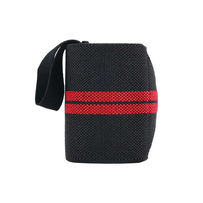 Adjustable Wristband Elastic Wrist Wraps Bandages For Weightlifting Power Lifting Breathable Wrist Support: red left