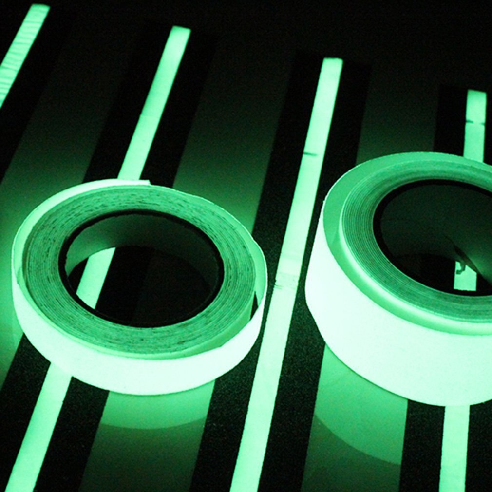 3 meter Milieuvriendelijke Tape zelfklevende Glow In The Dark Veiligheid Stage Home Decoraties Waarschuwing Tape