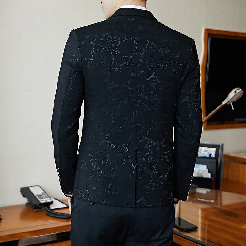 Blazer Lin Homme Coupe Slim 2 Boutons - Veste Légère Décontractée Sport Chic En Lin Respirant Pour Printemps-Été