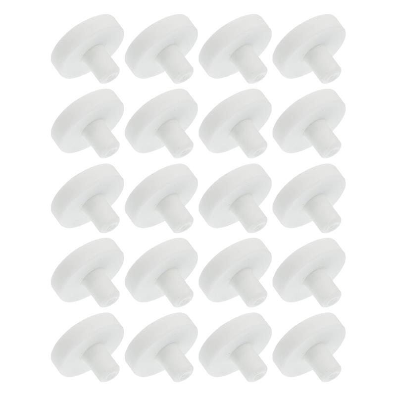 60 Stuks Aquarium Koraal Ondersteuning Koraal Reproductie Basis Koraal Fragment Rack (Wit)