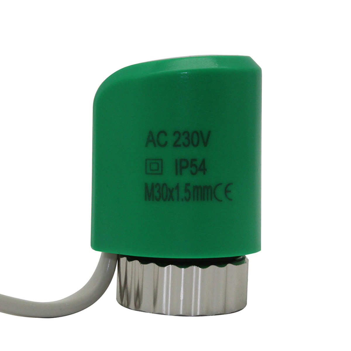 Elektrische thermische antrieb 230V 24V NC KEINE ventil kopf für thermostat verteiler fußbodenheizung heizkörper normalerweise geöffnet geschlossen: Beige / 24 V