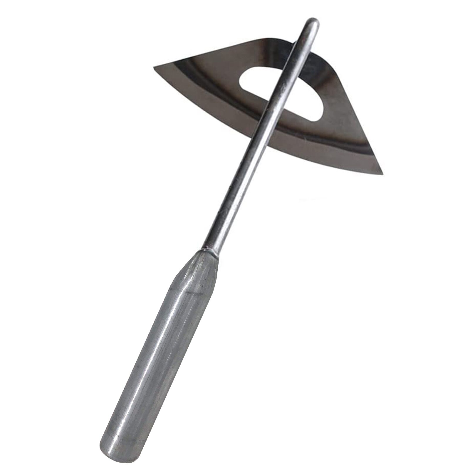 Hand Hoe Lightweight Hand-held Hardened Hollow Hoe Garden Edger Weeder Sharp Gardening Weeding Tool for Backyard Weeding Plant
