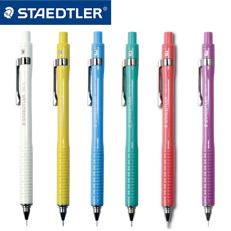 Staedtler farve automatisk blyant 1 stk 925 75 lav tyngdepunkt tegning pen 0.5mm studenter stang aktivitet blyant maleri værktøj