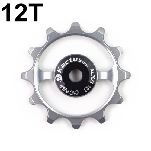WILDSIDE bike wheel pulley Bearing Jockey pulley wheel set 11 speed ceramic carbon fiber bike rear derailleur guide bicycle part: 12T SILVER