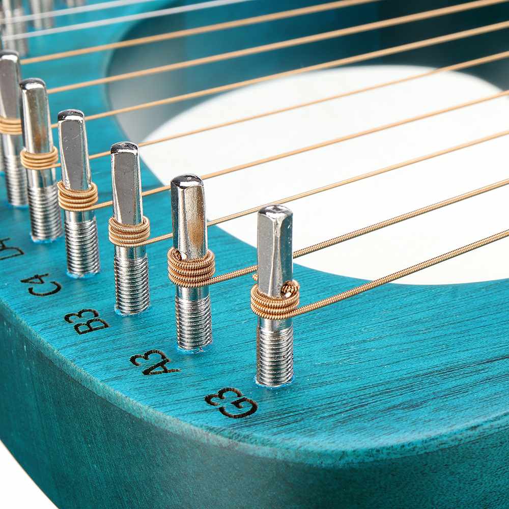 CEGA 16 strings Lyar Portable Mahogany Harp Mini Konghou Musical Instruments For Beginner