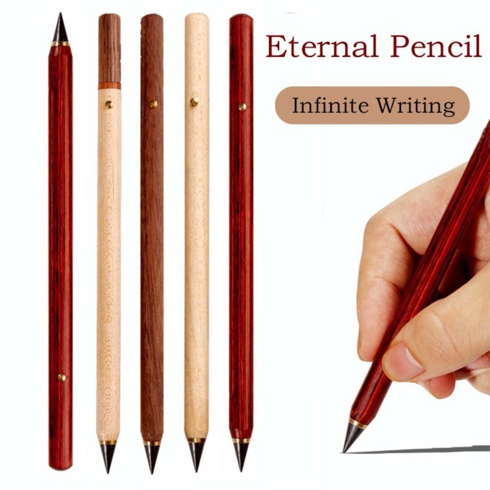 Inktvrije Onbeperkte Schrijfpotlood Hb Oneindig Schrijven Eeuwig Potlood Vervangbare Pen Tip Duurzaam Schetsen Schrijven