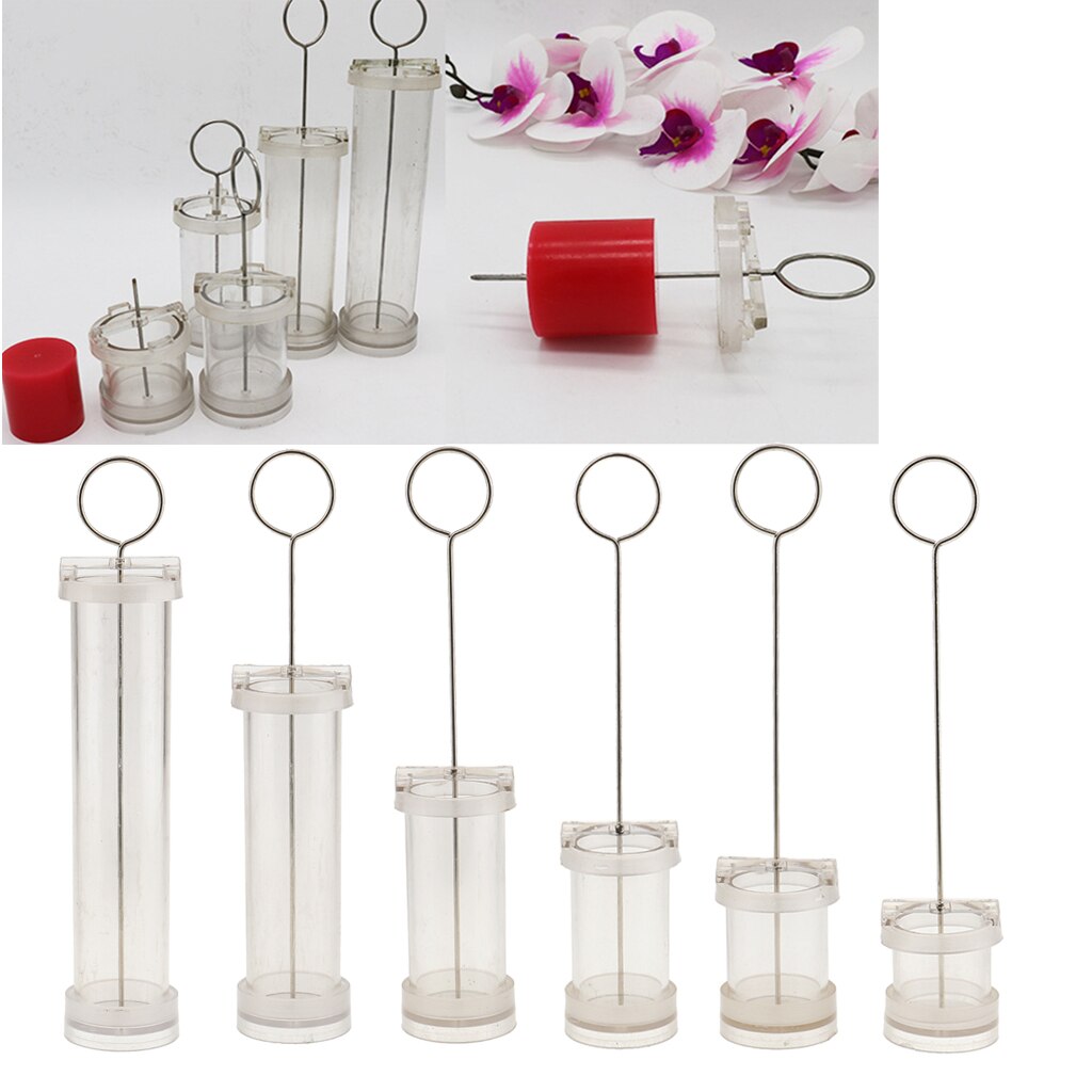 Flat Top Plastic Candle Making Model Flat Top Round Candle Craft Mold DIY Craft Making Candle Accessories Home Decor