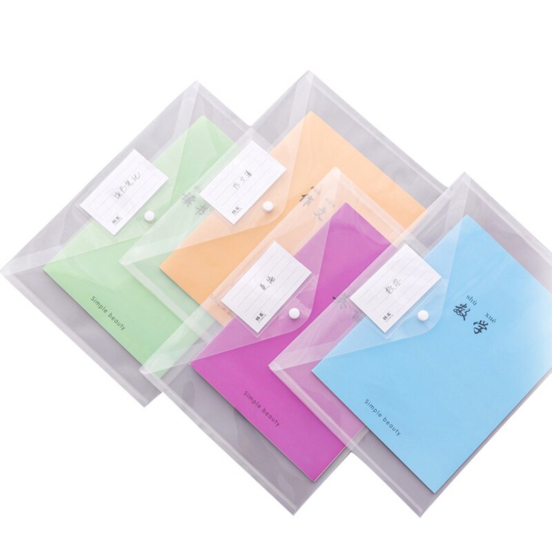 EZONE A4 Presentation Folder Button File Bag 1PC L... – Grandado