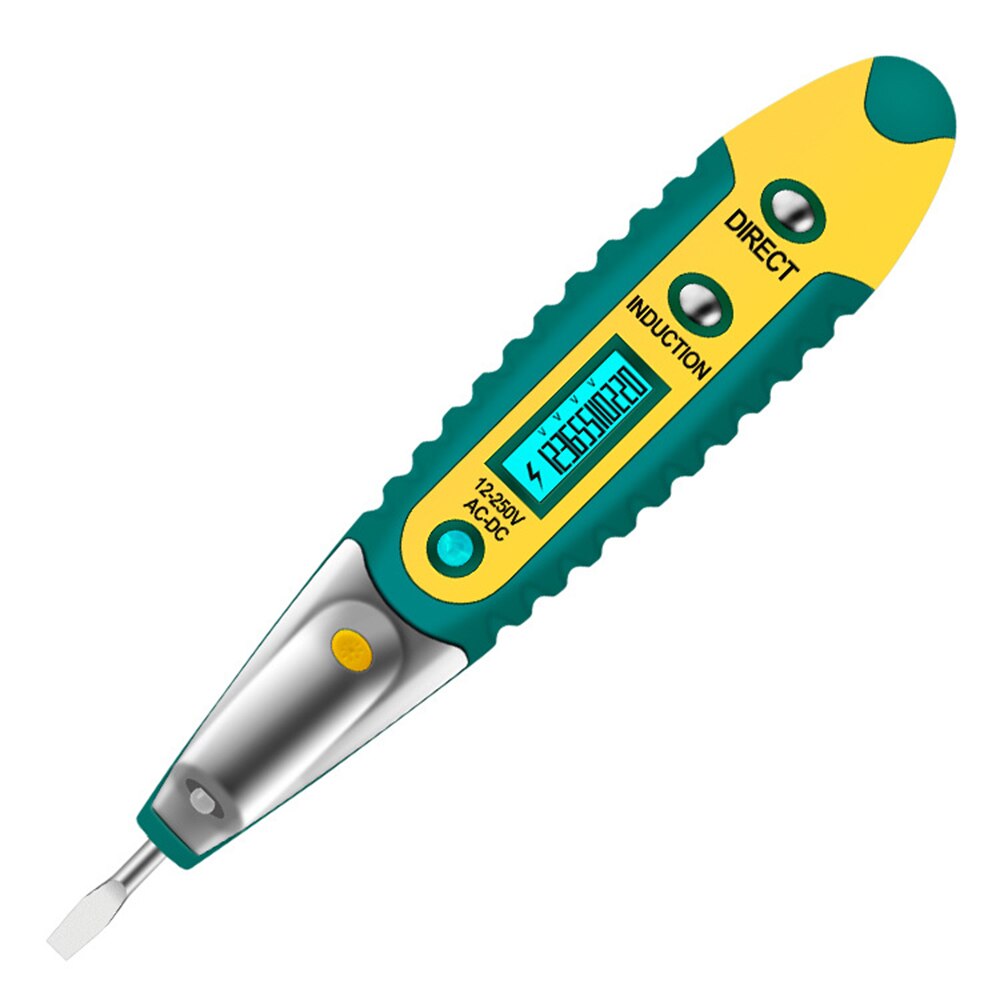 AC / DC Electric Test Pen 12 ~ 250V Digital Detektor Tester 143 5 * 26 mm