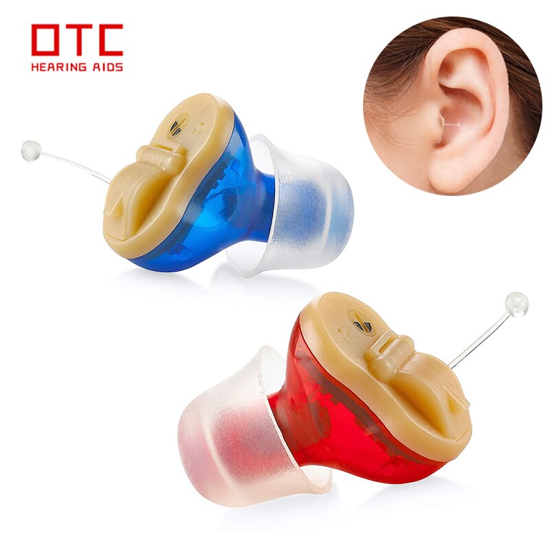 OTC Micro Hearing Aid,Invisible Hearing Aid Device, for Deaf and Elderly, Sound Amplifier,Wireless Microphone, Mini Size