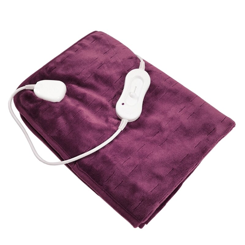 Electric Heated Blanket with3 Heating Levels Soft Plush Heated Throw Blanket 50JD