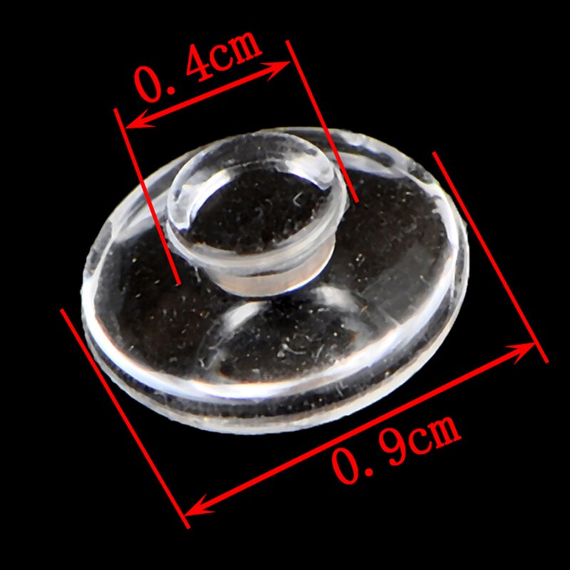 20PCS=10 Pairs Clear Anti-Slip Glasses Nose Pads Silicone Eyeglass Sunglass Nose Pad