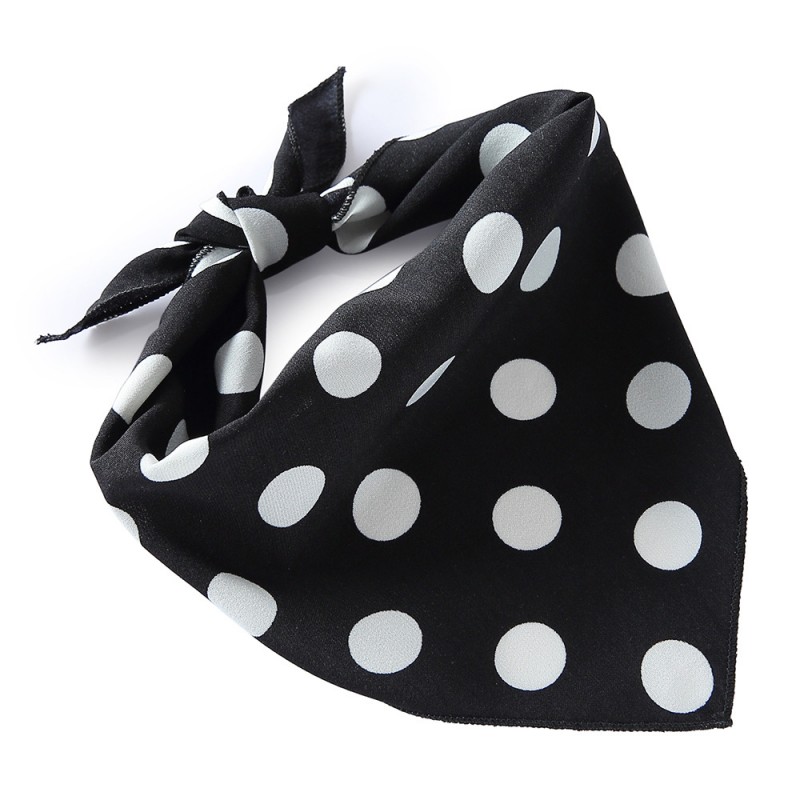 Chien Bandana coton chien bavoirs noir blanc rayé chien Triangle serviette mignon lavable noël Halloween chien Bandana écharpe