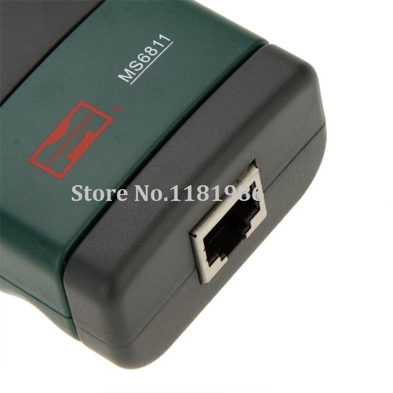 MASTECH MS6811 Handheld Network Cable Tester Line Tracker UTP and STP Wiring Test Meter Lan Tester