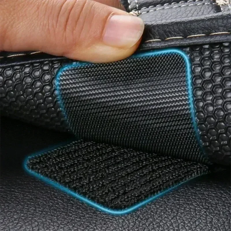 100/2pc Neue Teppich Befestigung Aufkleber Doppelseitigen Hohe Klebstoff Auto Teppich Feste Flecken Hause Boden Fuß Matten Anti Schleudern Griff Bänder
